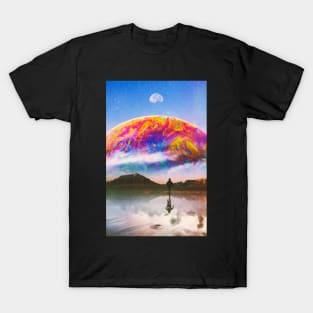 Running To Another Planet Edit T-Shirt